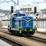Lokomotiva SM42-923 společnosti PKP Cargo ve stanici Kraków Główny